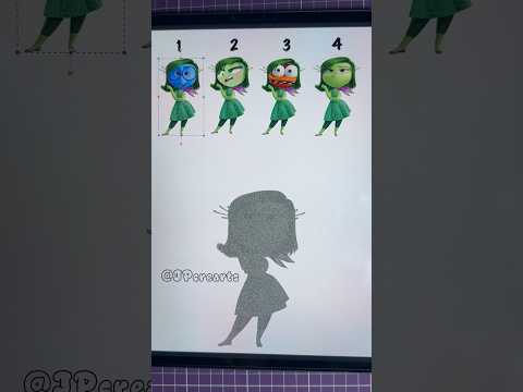 Which one is Correct? Disgust Inside out - 10 #art #insideout2
