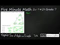 Solving Linear Equations and Concepts