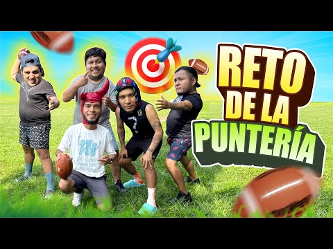 JUEGO DE PUNTERÍA CON EL CREW 🎯🏈