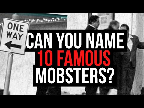 Name 10 mobsters from their surveillance video: Mob Quiz