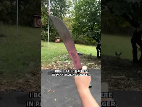 Time to sharpen my machete again #diy #maker  #homestead #machete #sharpen #chopping
