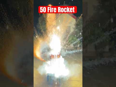 100 Fire Rockets #festivewithshorts #shorts #short #shortvideo #shortsfeed #diwali #diwalispecial
