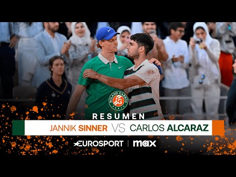 CARLOS ALCARAZ VS JANNIK SINNER | RESUMEN Y HIGHLIGHTS | FINAL ROLAND GARROS 2025