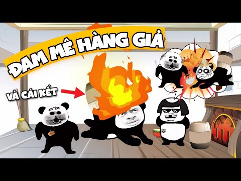 GẤU HÀI HƯỚC - Phần 135: Đam Mê Hàng Giả | Phim hoạt hình gấu trúc trung quốc meme siêu buồn cười