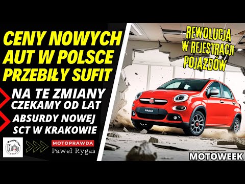 Rekordowe ceny aut. Rejestracja pojazdu przez internet i strefa czystego transportu w Krakowie