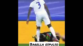 Barella espulso contro il Real Madrid #shortvideos #short #barella #inter #realmadrid