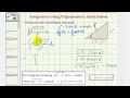 Trigonometric Substitution and Integrals