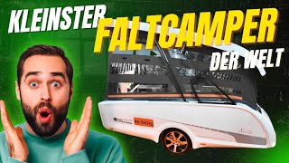 CAMPER NUR 560kg! PKW Führerschein OK! WELTWEIT KLEINSTER FALTCARAVAN Easy Caravaning XCITE Falt 