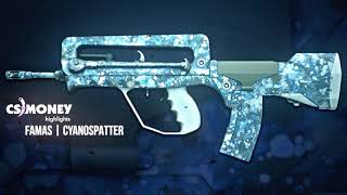 FAMAS Cyanospatter Gameplay