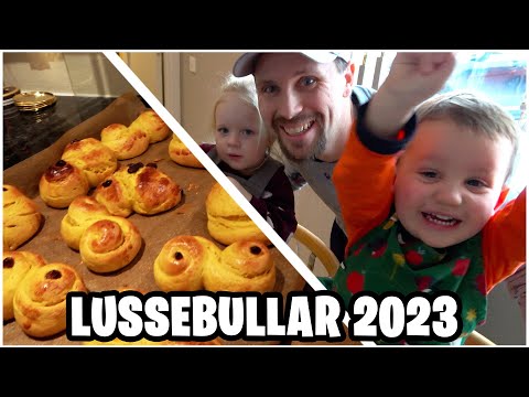 Vi bakar Lussebullar med Theodor & Livia - 2023