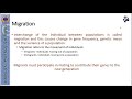 Gene Frequency and Migration Effects