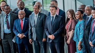 YouTube video thumbnail: Macron in Addis Ababa: “African Problems Must Be Solved by Africa”