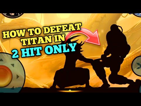 Shadow Fight How to Defeat Titan in Eclipse Mode - Final Boss in 2 Hit