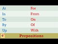 Understanding Prepositions in English