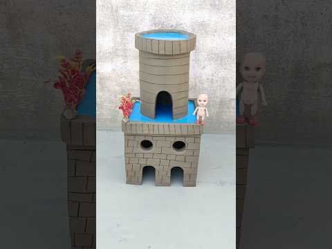destroying a beautiful miniature clay house 😱#288