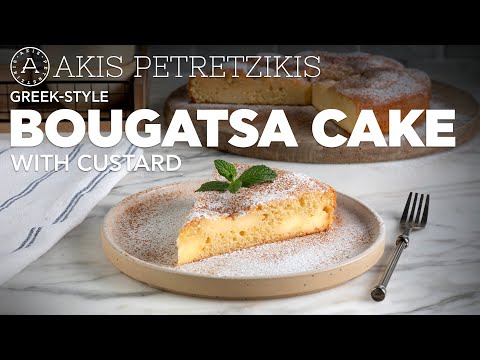 Greek-Style Bougatsa Cake with Custard | Akis Petretzikis