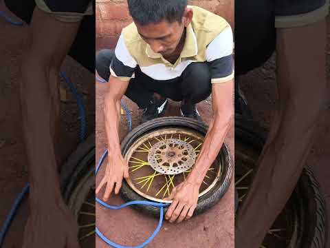 Cara Pasang Ban Luar Motor Paling Gampang & Cepat! #fypシ #shorts #viralvideo