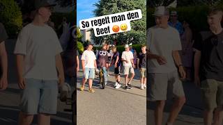 So löst man jede Auseinandersetzung 😀🕊️ #freestyler #bmx #scooter #tricks