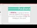 Understanding Prefixes