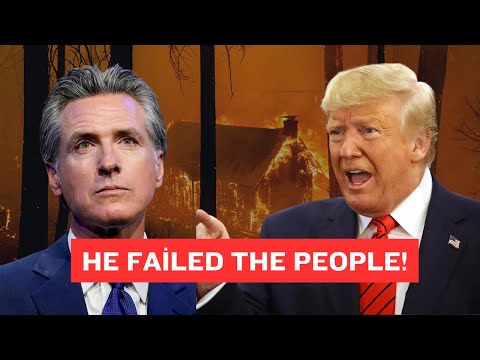 Trump Blames Gavin Newsom for California Water Crisis & Wildfires