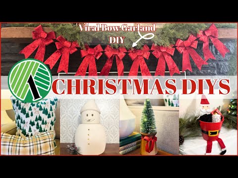 🎄Affordable Dollar Tree Christmas DIYs to make your Holiday decorating easy!