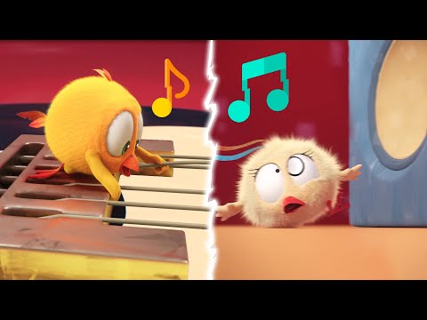 O alarme matinal | Onde está Chicky? | Pintinha amarelinho | Coleção desenhos animados Infantil HD