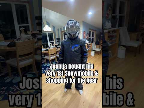 JOSHUA BOUGHT HiS 1st Snowmobile & Shopping for gear #wintervibes #snowmobile #justthebells10