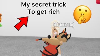 My Secret Trick to get Rich In Adopt Me 🤫🤫🤫