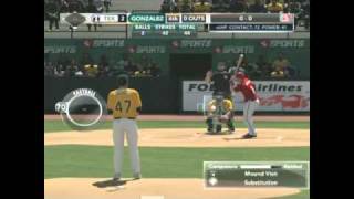 MLB 2K11 - Online - Athletics Vs. Rangers |2/3|