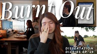 on deadline, burnt out, but showing up anyway| Yale History PhD Student Vlog