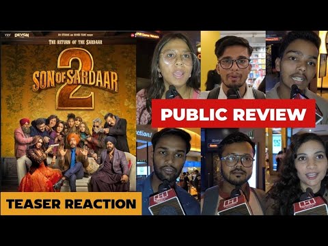 SonOfSardaar 2 Teaser Public Review || Ajay Devgn || Mrunal Thakur || Ravi Kishan | Son Of Sardaar 2
