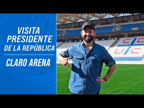 PLAY ▶️ | Presidente Gabriel Boric y el alcalde Tomás Vodanovic visitaron Claro Arena 🏟️✨