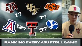 Ranking EVERY Arizona State football game from worst to best!