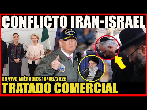 SHEINBAUM ANUNCIA TRATADO CON LA UNIÓN EUROPEA; IRAN VS ISREAL SI AFECTARÁ A MEXICO; FILTRAN FOTO