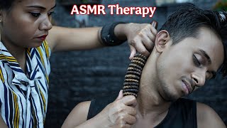 Transform Your Day: Traditional Indian Oil Head Massage ASMR for Calm & Peace #headmassage #asmr