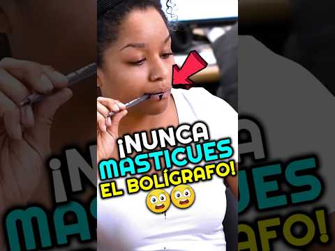 ¡NO MASTIQUES EL BOLÍGRAFO! 😱