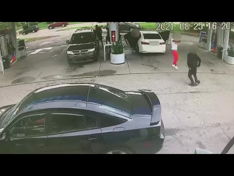 Surveillance video shows shooting involving teens suspected in Columbus car thefts
