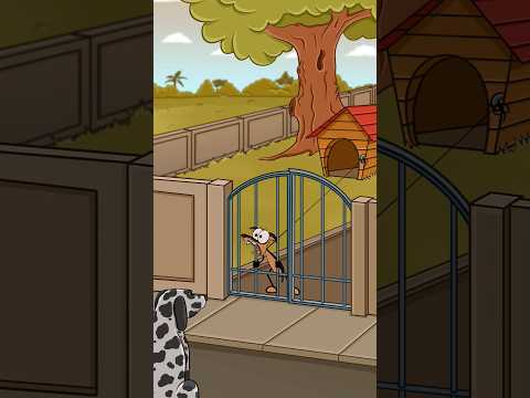 My brave mini pinscher 😂🤣 (4k memes) #shorts #animation