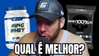 WHEY 100% HD (Black Skull) X KING WHEY (Ronnie Coleman) - QUAL É MELHOR?
