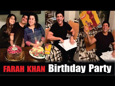 FARAH KHAN BIRTHDAY PARTY | RAJKUMMAR RAO, RASHA, RAVEENA, ZOYA, KARAN JOHAR, SHOIAB, FARHAN & More