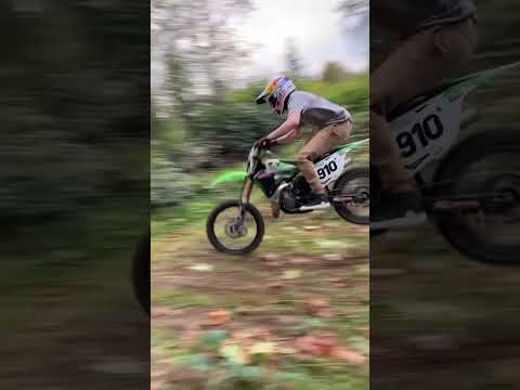 KX100 Wring Out On My Backyard Track