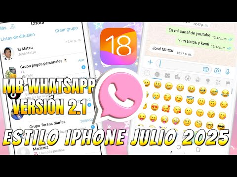 ✅Whatsapp Estilo Iphone | Descargar WHATSAPP Estilo Iphone 🤩 Ultima versión 2025 😱