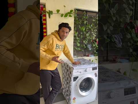 Finally washing machine On Ho Gayi 😲 #youtube #ytshorts #shorts
