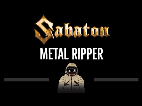 Sabaton • Metal Ripper (CC) (Remastered Video) 🎤 [Karaoke] [Instrumental Lyrics]