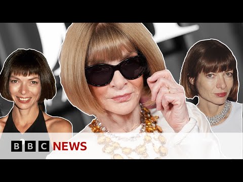 How Vogue's Anna Wintour spent nearly 40 years at the cutting edge of fashion | BBC News