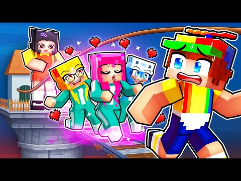 JOHNNY GIRL LOVE CURSE in SQUID GAME in Minecraft!