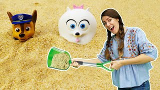 🐾🏖️ ¡Paw Patrol y sus amigos juegan con arena! | La Guardería Infantil