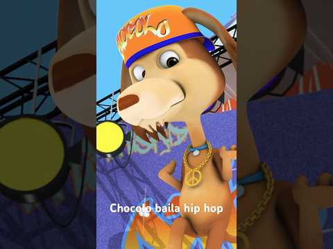 CHOCOLO BAILA HIP HOP 🐾 |  MI PERRO CHOCOLO / CANCIONES INFANTILES #shorts  #elperrochocolo