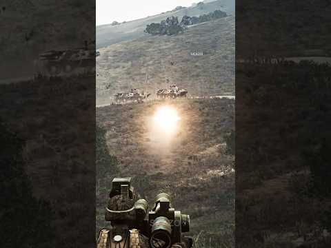 BTR moving column ambushed | Arma
