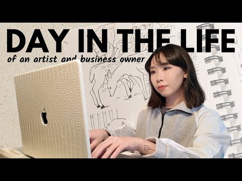 A Day in My Life as an Artist Starting a New Business